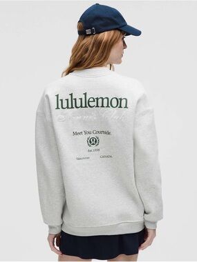 Lululemon Heavyweight Fleece Pullover - Tennis Club